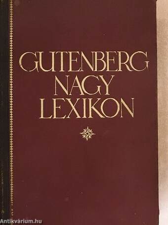 Gutenberg Nagy Lexikon VIII. (töredék)