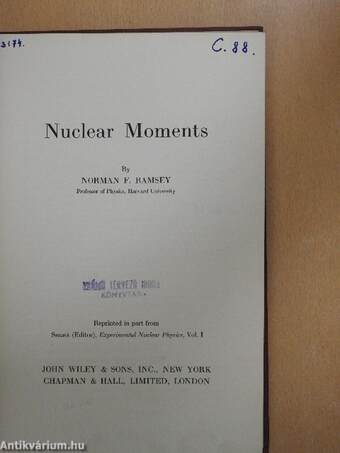 Nuclear Moments