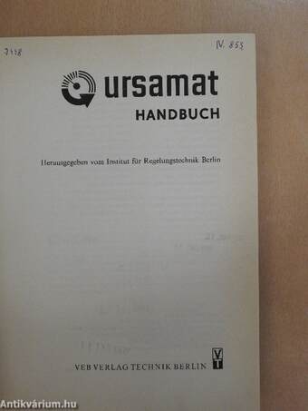 Ursamat Handbuch