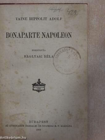 Bonaparte Napoleon