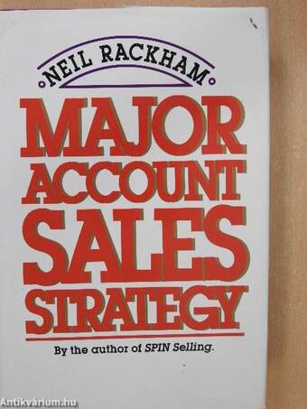 Major Account Sales Strategy