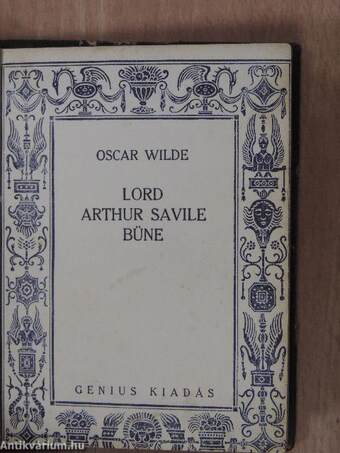 Lord Arthur Savile bűne