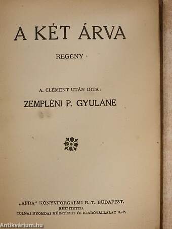 A két árva