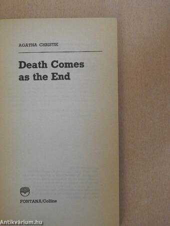 Death Comes as the End