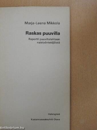 Raskas puuvilla