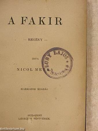 A fakir/A fehér perjel