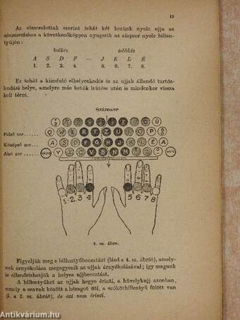 A gépírás tankönyve