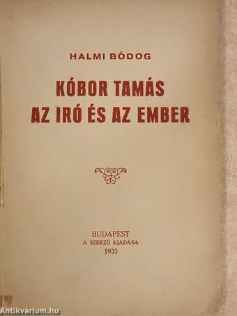 Kóbor Tamás az író és az ember