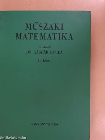 Műszaki matematika II.