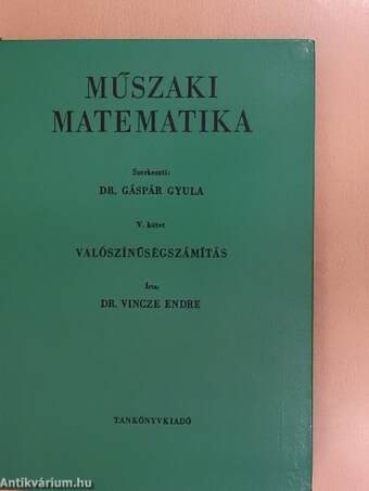 Műszaki matematika V.