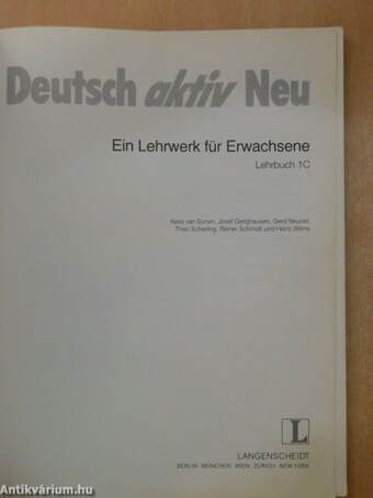 Deutsch aktiv Neu 1C - Lehrbuch