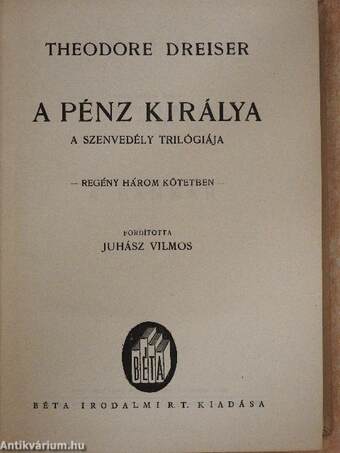 A pénz királya I-III.