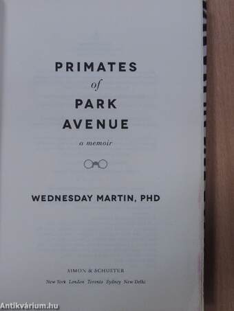 Primates of Park Avenue