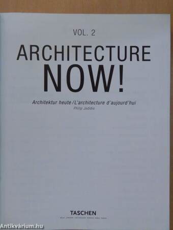 Architecture Now! Vol. 2.