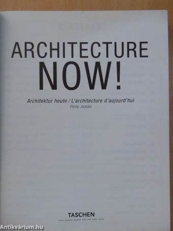 Architecture Now!