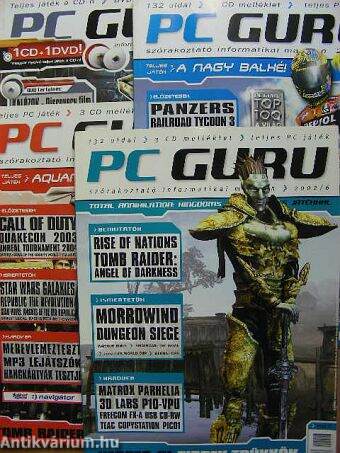 PC-Guru 2002-2003. (vegyes számok) (4 db)