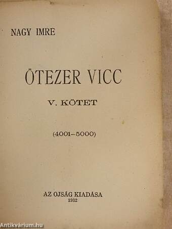 Ötezer vicc V. (töredék)