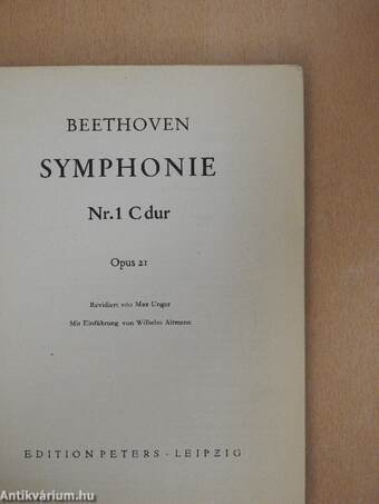 Symphonie Nr. 1 C dur