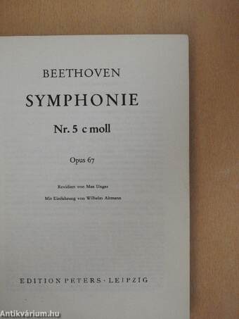 Symphonie Nr. 5 C moll