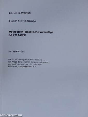 Methodisch-didaktische Vorschläge für den Lehrer