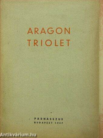 Aragon - Triolet