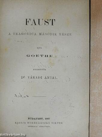 Faust II.