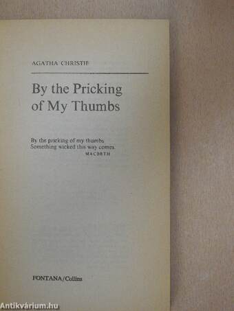 By the Pricking of My Thumbs