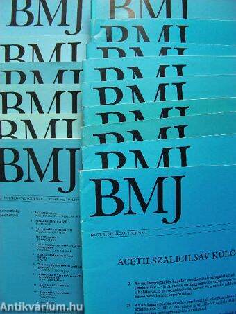 British Medical Jorunal - Magyar kiadás 1992-1995. (vegyes számok) + 2db különszám (16 db)