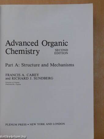 Advanced Organic Chemistry