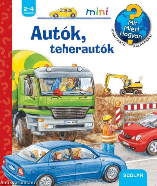 Autók, teherautók – Mit? Miért? Hogyan? mini