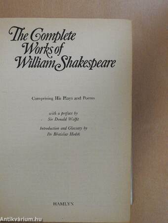 The complete works of William Shakespeare