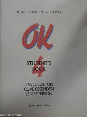 OK 4. - Student's Book