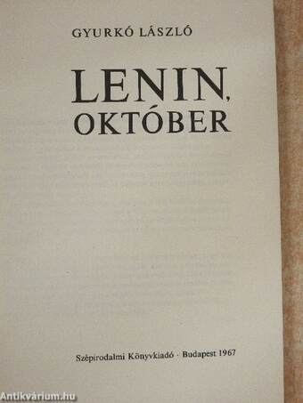 Lenin, Október