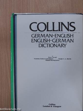 The Collins German-English/English-German Dictionary/Collins Deutsch-Englisch/Englisch-Deutsch