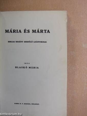 Mária és Márta