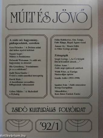 Múlt és Jövő 1992/1-4.