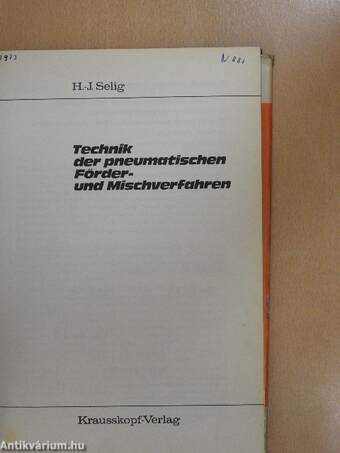 Technik der pneumatischen Förder- und Mischverfahren