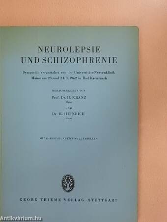 Neurolepsie und schizophrenie