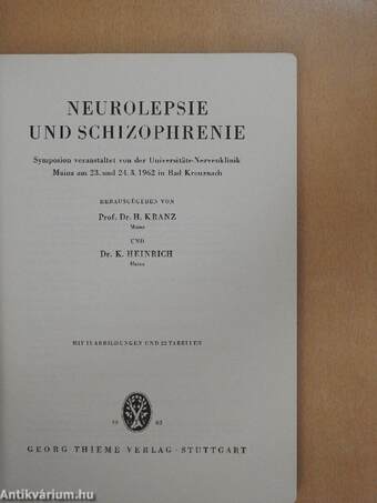 Neurolepsie und schizophrenie