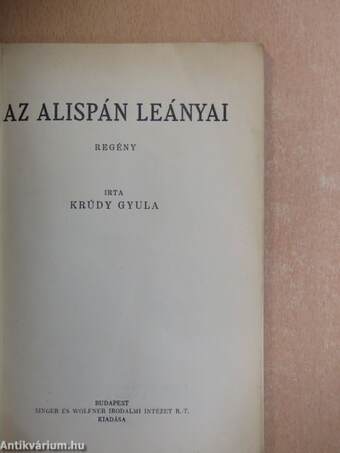 Az alispán leányai