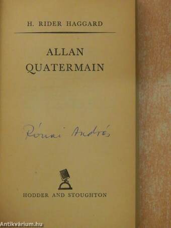 Allan Quatermain