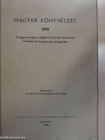 Magyar Könyvészet 1968