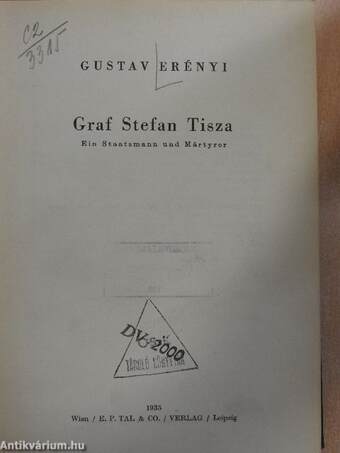 Graf Stefan Tisza I.