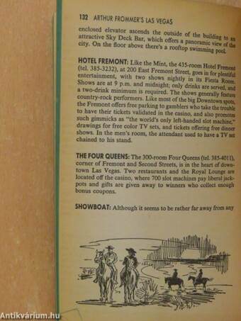 1977-78 Edition of Arthur Frommer's Guide to Las Vegas