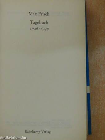 Tagebuch 1946-1949