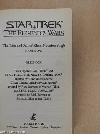 Star Trek: The Eugenics Wars - The Rise and Fall of Khan Noonien Singh