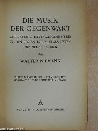 Die Musik der Gegenwart