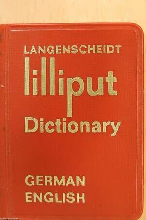 Langenscheidt Lilliput Wörterbuch Deutsch-Englisch (minikönyv)