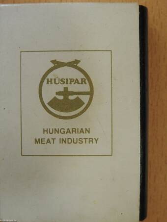 Hungarian meat industry (minikönyv) (számozott) - Plakettel