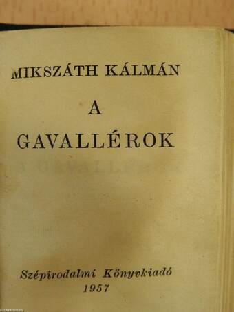 A gavallérok (minikönyv)